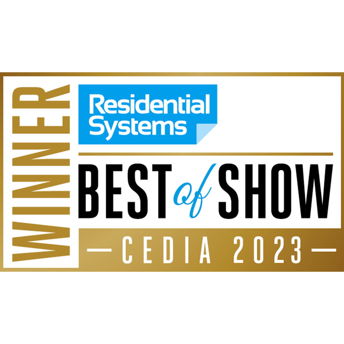 Residential Systems “Best of Show” at CEDIA Winner of Cedia 2023 - Residential System